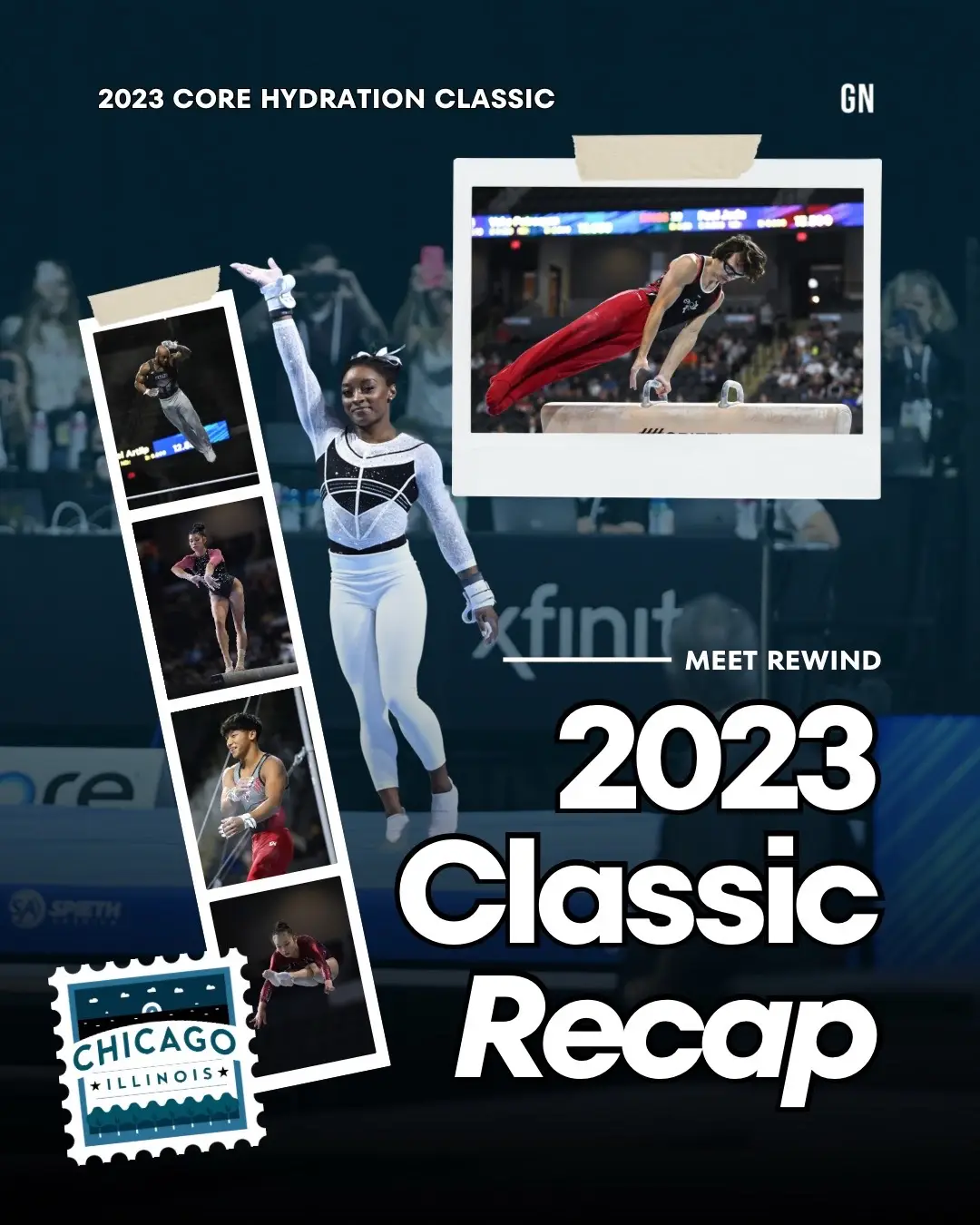 In honor of the U.S. Classic in two weeks and champs in a month, we’re taking a look back at the 2023 Classic — the last time NOW Arena played host to the event! This meet had it all: ✅ Simone, Suni, Paul comebacks ✅ Hong brothers sweep ✅ Stacked field full of stars and up-and-comers  #gymnastics #usagym #teamusa #usclassic #artisticgymnastics #simonebiles #sunilee #asherhong #sports #olympicsport