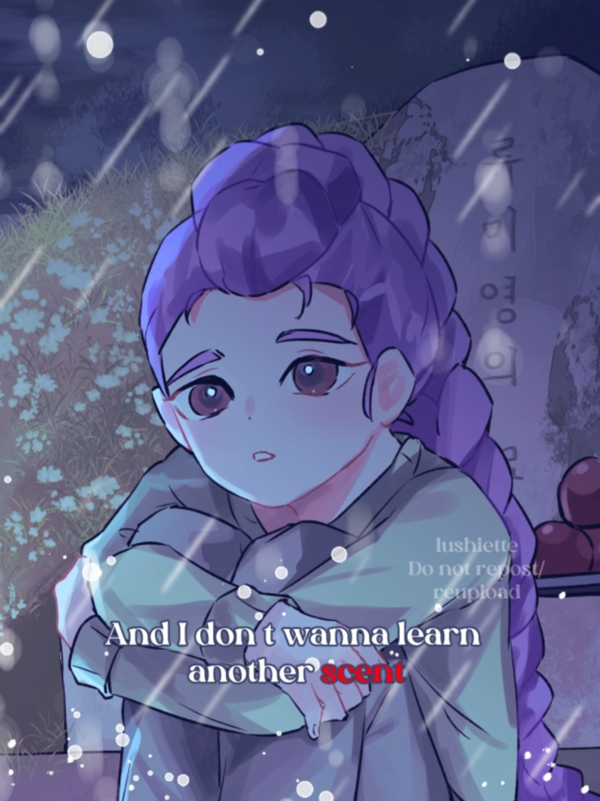 I've been listening to Sombr a lot and this particular part really reminds me of Celine and Rumi 😔🥀.. I really hope we get more exploration on Rumi's mum Miyeong and Celine's relationship 😔🥀 #kpopdemonhunters #kpopdemonhuntersfanart