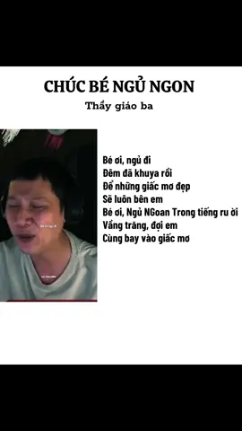 Chúc bé ngủ ngon 💤#nhactamtrang #lyrics #nhaccover #nhachay #thaygiaoba #chucngungon 
