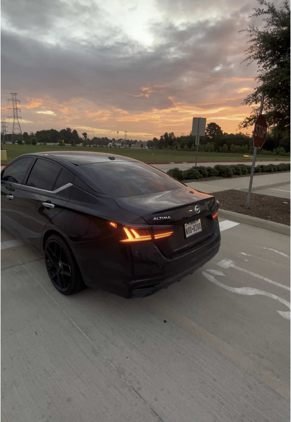I just love sunsets😩  #nissan #car #modding #fyp #altima #carsoftiktok #realnas #quality #driving #build #caredit