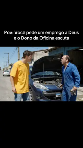 Pov: Quando você pede um emprego e o Dono da Oficina escuta 😂 #mecanico #carros #fy #vaiprafycaramba #inteligenciaartificial #ia #peugeot #auxiliarmecanico #peugeot206 #volkswagen #oficina #escoladomecanico #senai