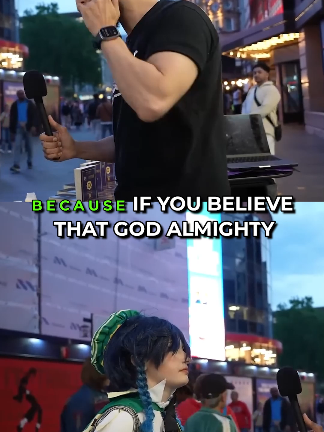 Ali Dawah having a conversation with agnostic girl part 4 #muslim #Godexist #clips #Dawah #conversation #islam #Allah #God #AliDawah #islamic_video #allahummabarik