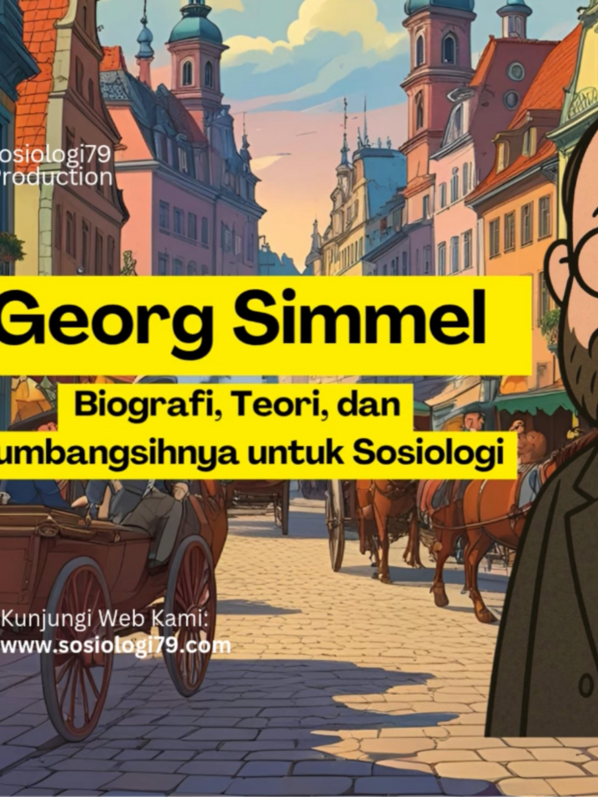 Georg Simmel: Biografi, Teori, dan Sumbangsihnya untuk Sosiologi Link: https://www.sosiologi79.com/2025/07/georg-simmel.html #sosiologi79 #sosial79 #sman1cibeberlebak #sosiologi #georgsimmel