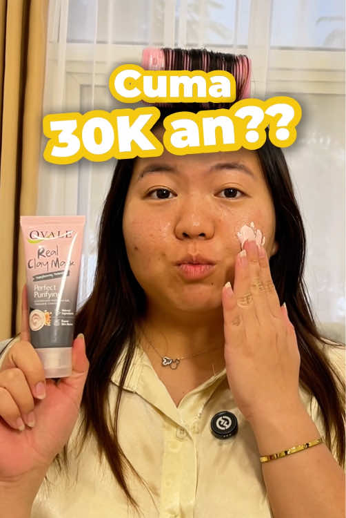 Coba kamu cek sendiri deh dapet harga berapa! 🤩 #Fyp #rekomendasi #masker #OvaleRealClayMask #Ovale #mask #claymask #viral #foryou 