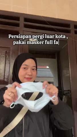 Mari kita terjang panasnya siang hari 🤭 #maskerfullface #maskeruv #maskermuka #fyp 