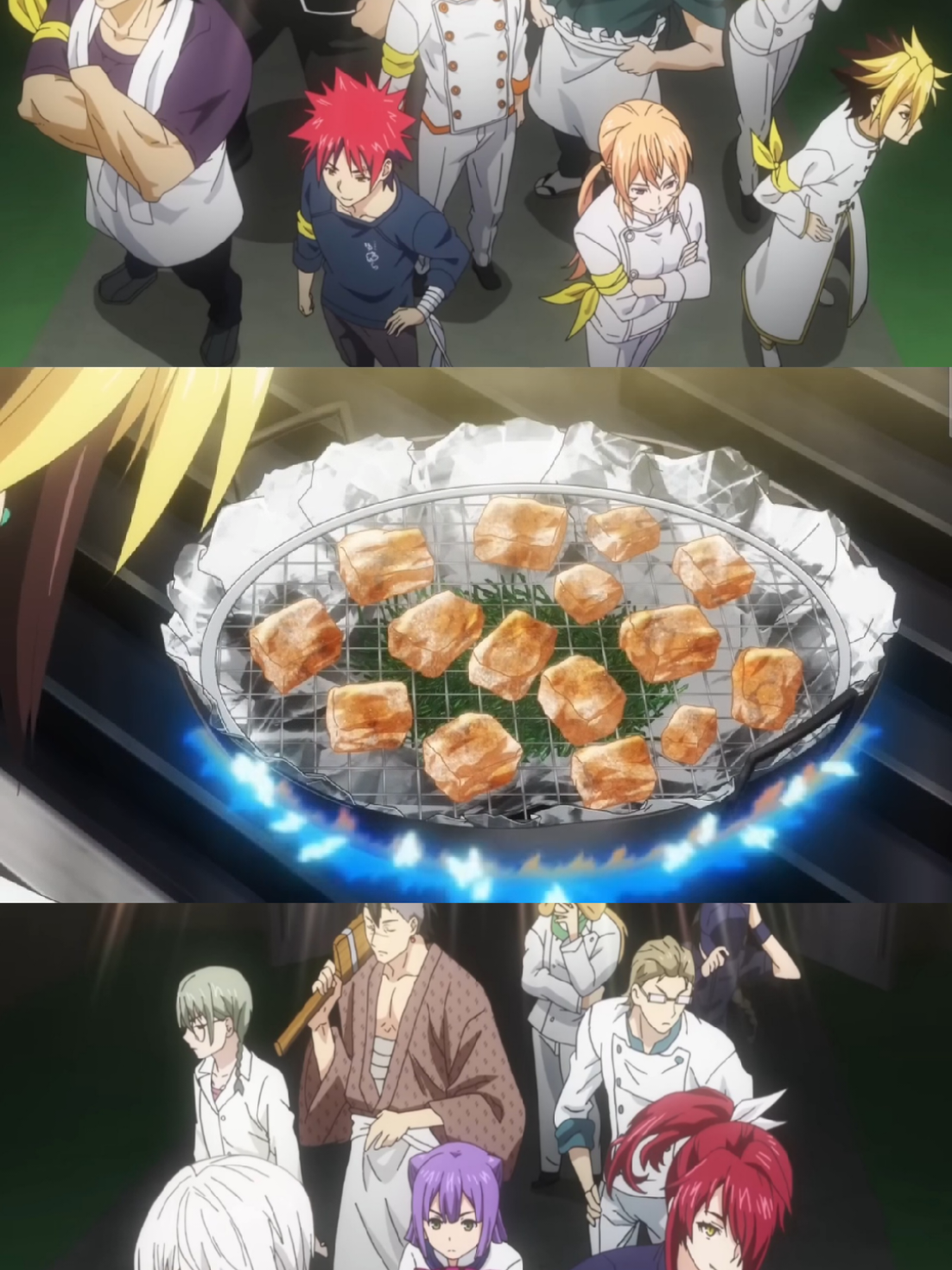 ศึกชิงตำแหน่ง10สุดยอดหัวกะทิ #ยอดนักปรุงโซมะ #อาหาร #เร็นไทโชคุเงคิ #10หัวกะทิ  #เทรุโนริคุกะ #เออิชิซึคาสะ #ใบชา #การรมควัน #ซูชิ #ปลามากุโระ 