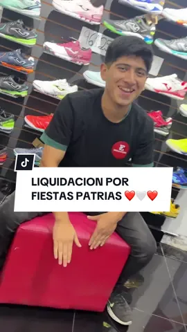 LIQUIDACIONES POR FIESTAS PATRIAS ❤️🤍❤️ ¡Pide tu catálogo! 📲961 252 904 Visítanos en 📍Jr Río Piura 405 - San Luis a 5 min de la estación Arriola del tren 🚆 #jomarebound #enzostore #JomaTopFlex