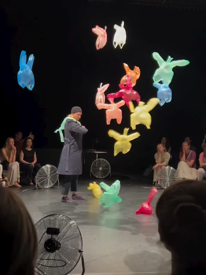 Amazing Performance ✨ Phia Ménard 🌟 Hermes Fondation #performance #theater #circus #dans #dancer #choreograhy #miracle #laranapeluche