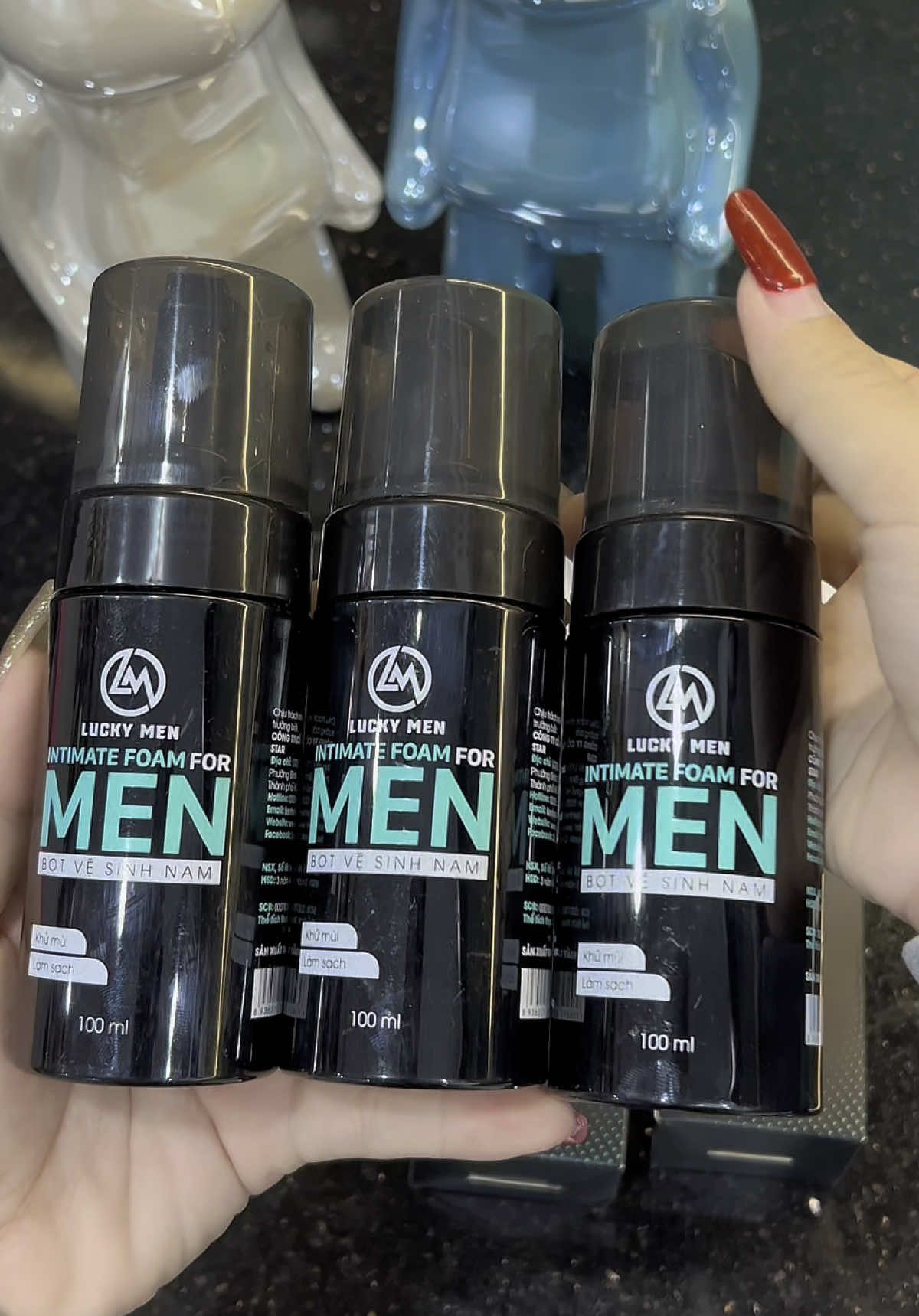 Combo 3 chai bọt vệ sinh nam Luckymen chỉ 140k miễn ship#emkieutaphoa #botvesinhnamgioi #botvesinhnam #luckymen #botvesinhnamluckymen