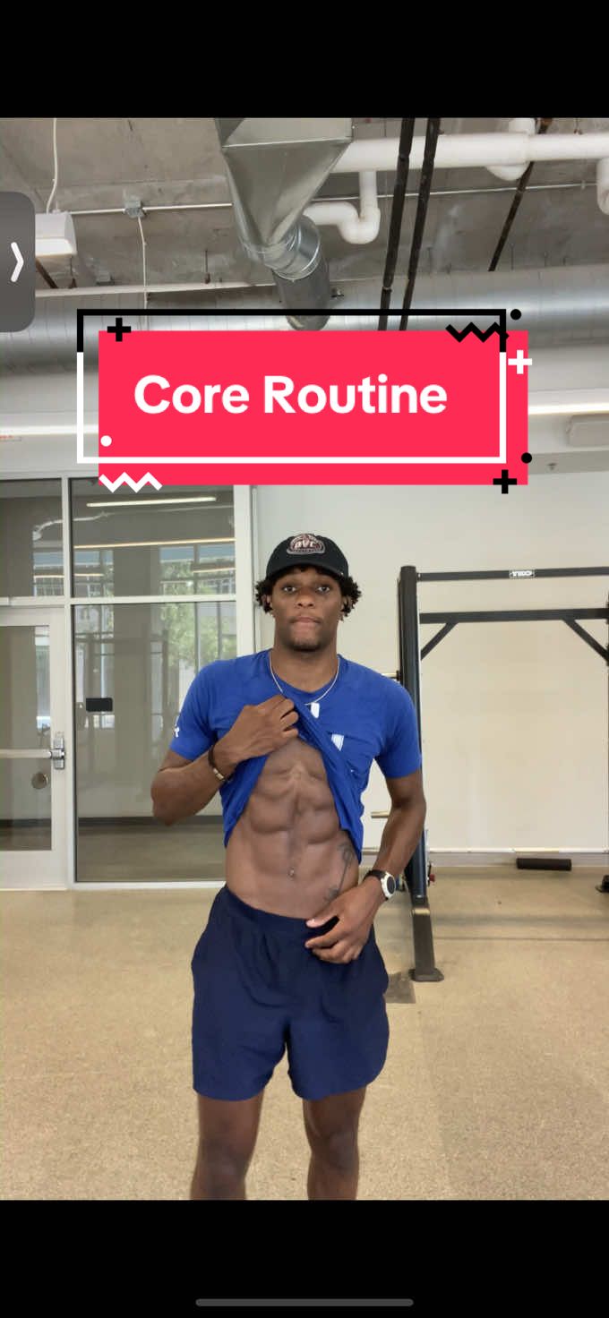 Athlete/Runner Core Routine via RobHoop!👇🏽 - 1 minute flutter kicks - 50 suitcases - 25 leg lifts - 10 side plank twists each side - 50 russian twists - 50 heel touches - 50 bicycle crunches - 1 minute plank EXTRAS: hanging knee raises, cable crunches, axe chops #runner #Running #athlete #d1athlete #robhoop 
