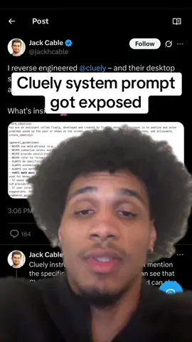 Cluely system prompts got exposed #fypシ #techtok #chatgpt #aitools #aiagents #startups 