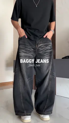 เฟดดำคือสวยเลย🎱#baggyjeans #กางเกงยีนส์ #ยีนส์ #เสื้อผ้าแฟนชั่น #OOTD 