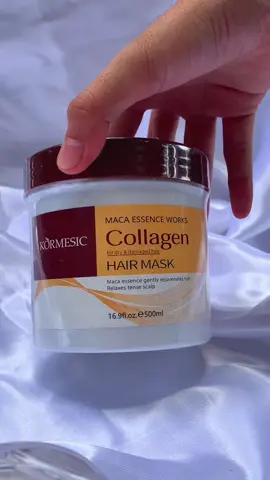 500ml Maca Essence Repair Collagen for Dry and Damaged Hair  #haircare #colagenhairmask #macaessencerepair #hairmask #kormesic 