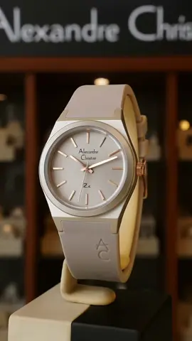 ALEXANDRE CHRISTIE 2A07 LH WANITA ORIGINAL GARANSI 1TAHUN Quartz Watches Rubber #bismillah #monday #jamtanganwanita #ac 