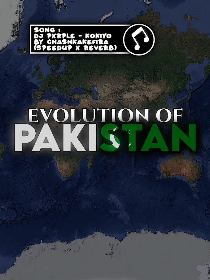 EVOLUTION OF PAKISTAN #pakistan🇵🇰 #pakistani_tik_tok #geography #shorts #fyp #map #alightmotion #countries #evolution 