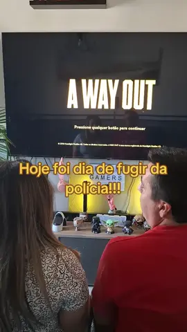 A Way Out, muita diversão com a cara metade!! . . . . . . . #pcgaming #xbox #pcgamer #ps5 #playstation #gamercasado #casalgamer #GamerGirl #nossavidagamer #gamers #gamesnotiktok #gameplaysoloacabou #games 