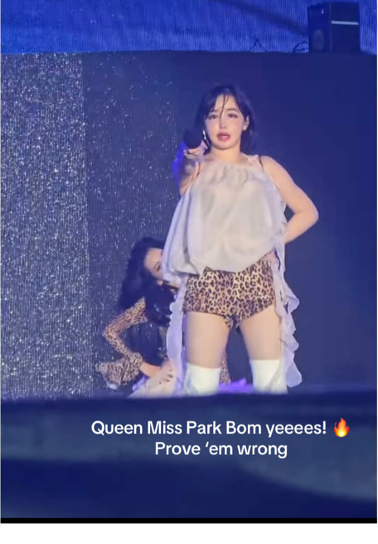 Thank you for doing your best despite and inspite of your medical condition Queen #parkbom #parkbom2ne1 