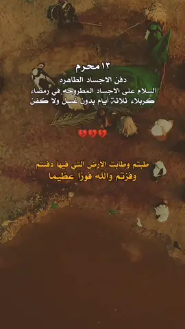 #١٣محرم #دفن_الاجساد_الطاهره #ليلة_دفن_الأجساد_الاجساد_الطاهرة🏴💔 #ياحسين #fyp #viral 