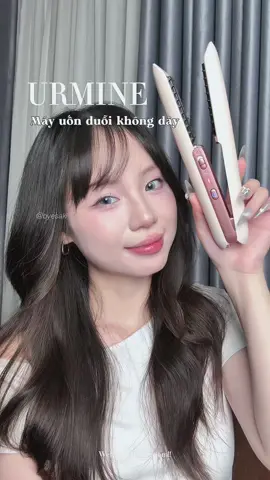 Máy xịn uốn dễ, nhỏ gọn lắm luôn💓💓 tranh thủ uốn tóc trên xe siu tiện ✅ #mayuontoc #mayuonxoansongnuoc #maylatoc #mayduoitoc #maydapxutoc #mayuonmini #uontoctainha #mayuonkhongday #mayuontockhongday #urmine 