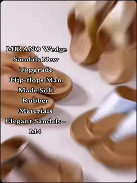 MIRANO Wedge Sandals New Topgrade Flip-flops Man Made Soft Rubber Materials Elegant Sandals - M4 Series #bestprice #affordable #trending #sandal 