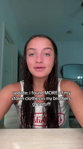 MY BROTHERS GF STEALS FROM ME: UPDATE. is this a JOKE?? i have been missing this stuff and it just so suddenly reappears?? i know our laundry isn’t getting mixed up either bc these things have BEEN missing and i do my own laundry. she is so ballsy it’s insane. #fyp #storytime #update #crazystory #brothersgf #familydrama #mybrothersgfstealsfromme #thiefstorytime 