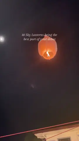 18 Candles < 18 Sky Wishing Lanterns #fy #fyp #debut #birthdaygirl #skylanterns #18th