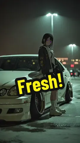Early 2000s luxury cars are the best look 😮‍💨 #anime #cars #stanced 