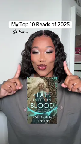 My top 10 reads of 2025 so far! I tried to rank them but honestly they’re all amazing but my number 1 is exceptional  #BookTok #BookRecommendations #bookrecs #romantasybooks #fantasybooks #favouritebooks #top10books #bookreview #bookishthoughts #bookish 