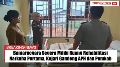 Rintisan ruang rwhabilitasi narkoba cetusan Kejari Banjarnegara mendapat respon positif #kejaribanjarnegara #rehabilitasinarkoba #kejaksaan #kejaksaanri #kejaksaanagung #rehabnarkoba 