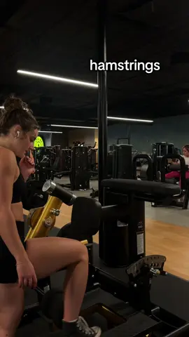 hamstring exercises i did today #GymTok #gymgirl #fyp #gym #hamstrings