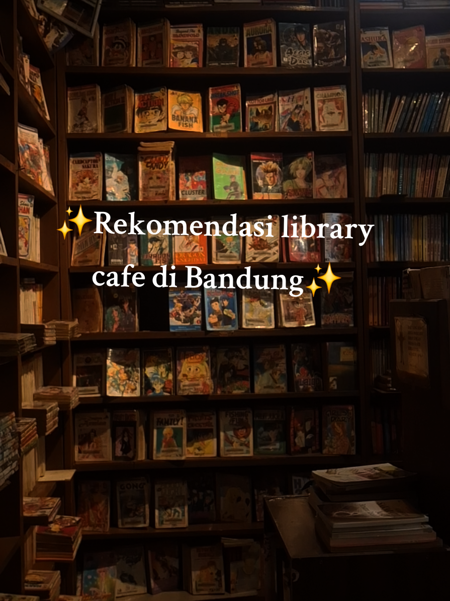 Tempatnya cozy, aesthetic dan menu menunya affordable. Kamu bisa baca berbagai buku, komik seru sambil ngopi dan jajan disini. Kopi rumahan toping saljunya cocok banget buat nemenin kamu baca dan bercengkrama dengan paragraf panjang ataupun kalimat pendek.  #books #cafebook #perpustakaan #healing #aesthetic #bandung #rekomendasi 