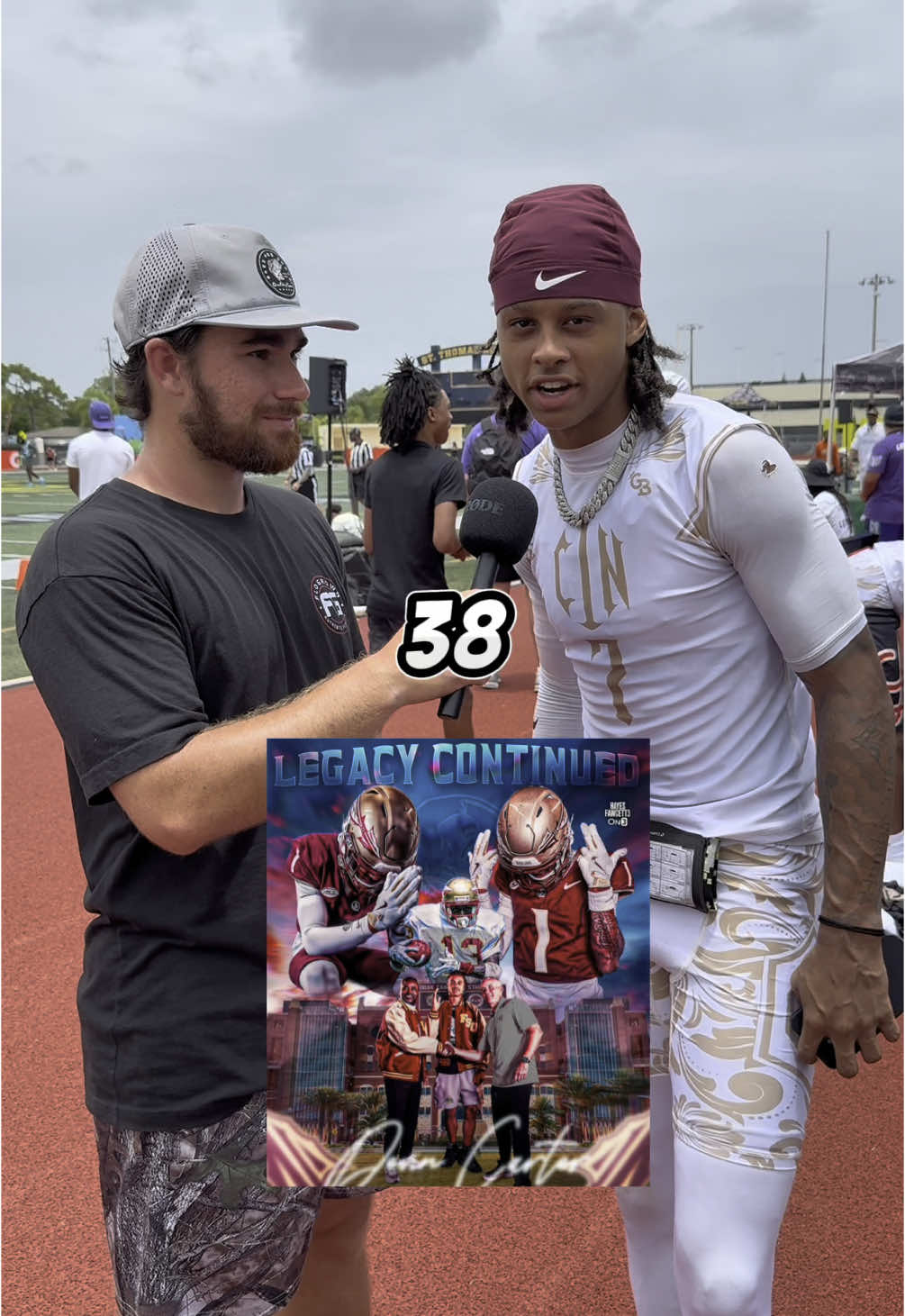 Who’s ready to see Devin Carter son of Dexter Carter playing at Doak?? #espn #fsu #fsufootball #devincarter #dextercarter #CollegeFootball #nfl #football #ot7 