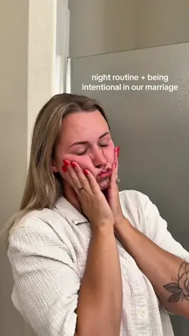 Just a little chat about how full life has been lately and the small ways I’m learning to be more intentional with my husband. It’s easy to fall into the “I’m doing this” “well I’m doing this” mindset but this season has reminded us that marriage isn’t always 50 50. Some weeks he carries 80% of the house load while I focus on work. Other weeks like this one he’s giving 100% to work so I do what I can to hold it down at home. When you start viewing marriage as a team effort where the goal is to love and serve one another well there’s so much more freedom and peace. 🤍 #toddlermomlife #toddlersoftiktok #firewife #firefighter #paramedicschool #nightroutine #momroutine #intentionalliving #marriage #marriedlife #healthymarriage 