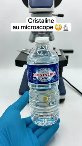 De la cristaline zoomé 400X au microscope ! 😨 #microscope #microscopetiktok #microscopie 