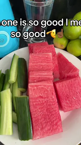 I didn’t realise this combination would be so tasty #Watermelon #Cucumber #KidneyCleanse#fyp   