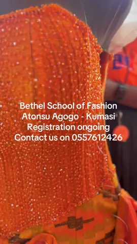 Do you want to master sewing and beading ? Bethel School of Fashion provides hands on training for people interested in fashion and designing. Registration ongoing #bethelfashion #fashionschoolinkumasi #fashion