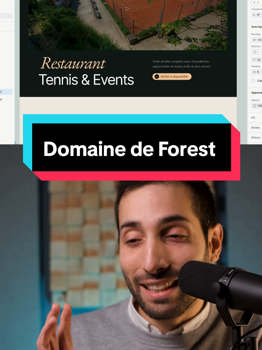 Refonte fictive du site web du Domaine de Forest #webdesign #bruxelles 