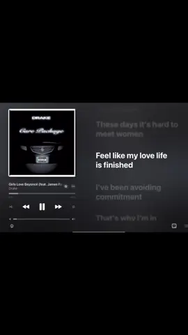 Girls Love Beyoncé- Drake #fyp #music #lyrics #viral #creatorsearchinsights 