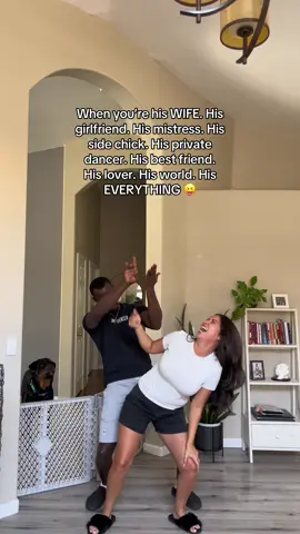 Dancing for his money 🤸🏾‍♀️🤪😂 #ThePeetes #marriedlife #fyp