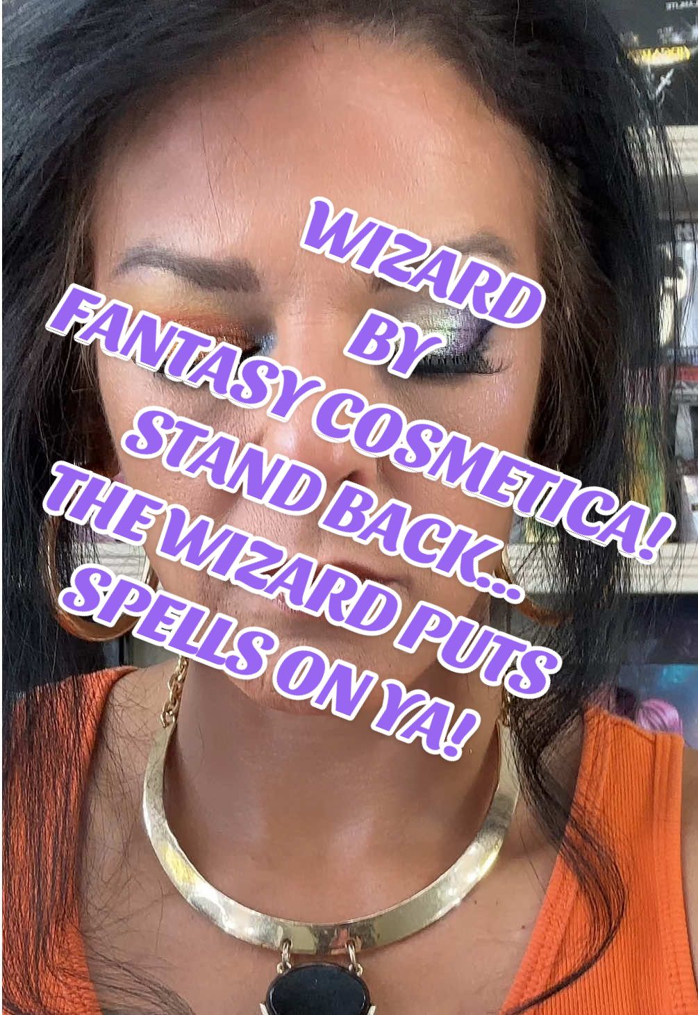 #fyp #foryoupage #joeyandlisa #harleydavidson #harleygirl #musicinsidethemakeup #genxtiktokers #lipsync #stevienicks #beauty #beutytoker #indiebrands #indiebeauty #colorfuleyeshadow #multichromeeyeshadow #positivity #fantasycosmetica #makeup @Fantasy Cosmetica THE WIZARD PALETTE CAN PUT A SPELL ON YA…SO STAND BACK! 😉🔥🤩🧙🏼‍♂️🔮💜💛⭐️BEAUTIFUL PURPLE AND YELLOW MOMENT. 