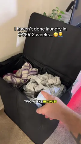 I can’t believe how much laundry can fit in here🤯 #laundrybasket #laundryhamper #laundryhacks #laundryorganization #laundrybasketorganizer 