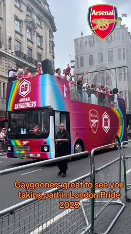 GayGooners - fantastic to see you all marching at Pride London 2025! #ForYourPride #foryourpride🏳️‍🌈 #londonpride #pridemonth #pridetogether #pridemonth🏳️‍🌈 #Pride #arsenal #arsenalfc #arsenalwfc #arsenalfan #arsenalfans #pride2025 #pride2025🏳️‍🌈 @arsenal @Arsenal Women 