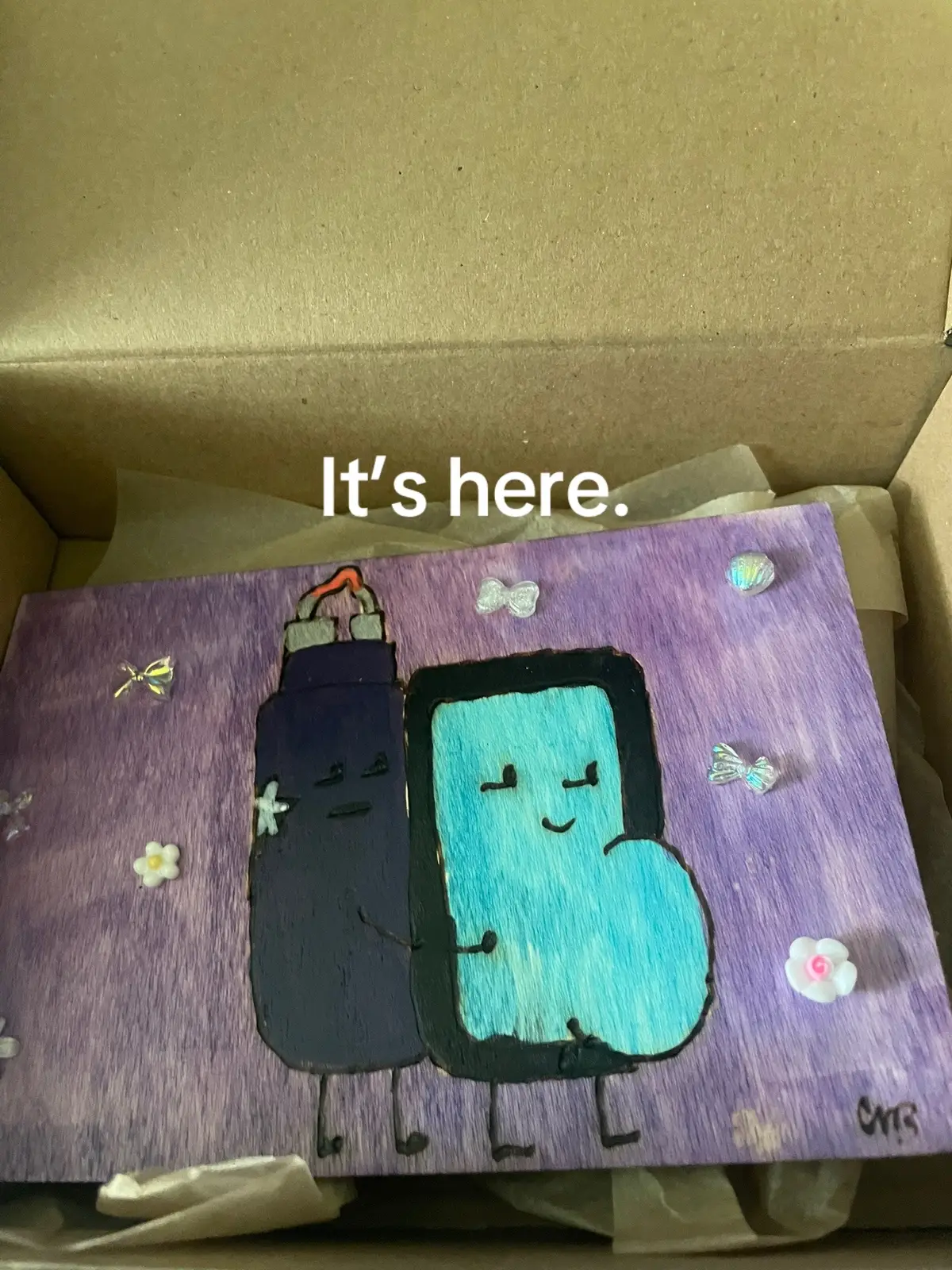 Very happy that my Custom Wood Burning piece came! Why pregnant MePhone4 and Woodburner you might ask? Because it’s funny, that’s my only answer.