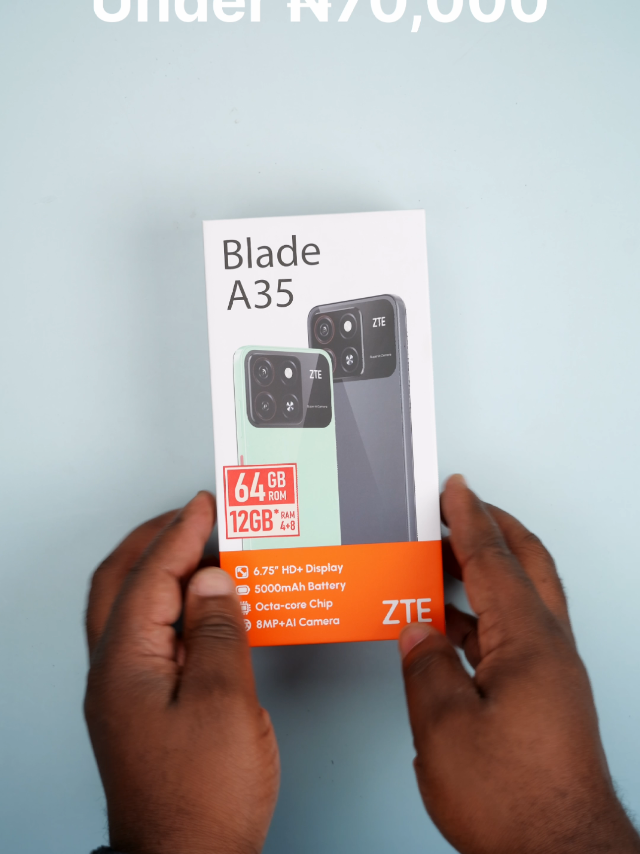 ZTE Blade A35 Unboxing Price -$50/N70,000 (You can get one from @wayahubhq) Unisoc SC9863A1 6.75