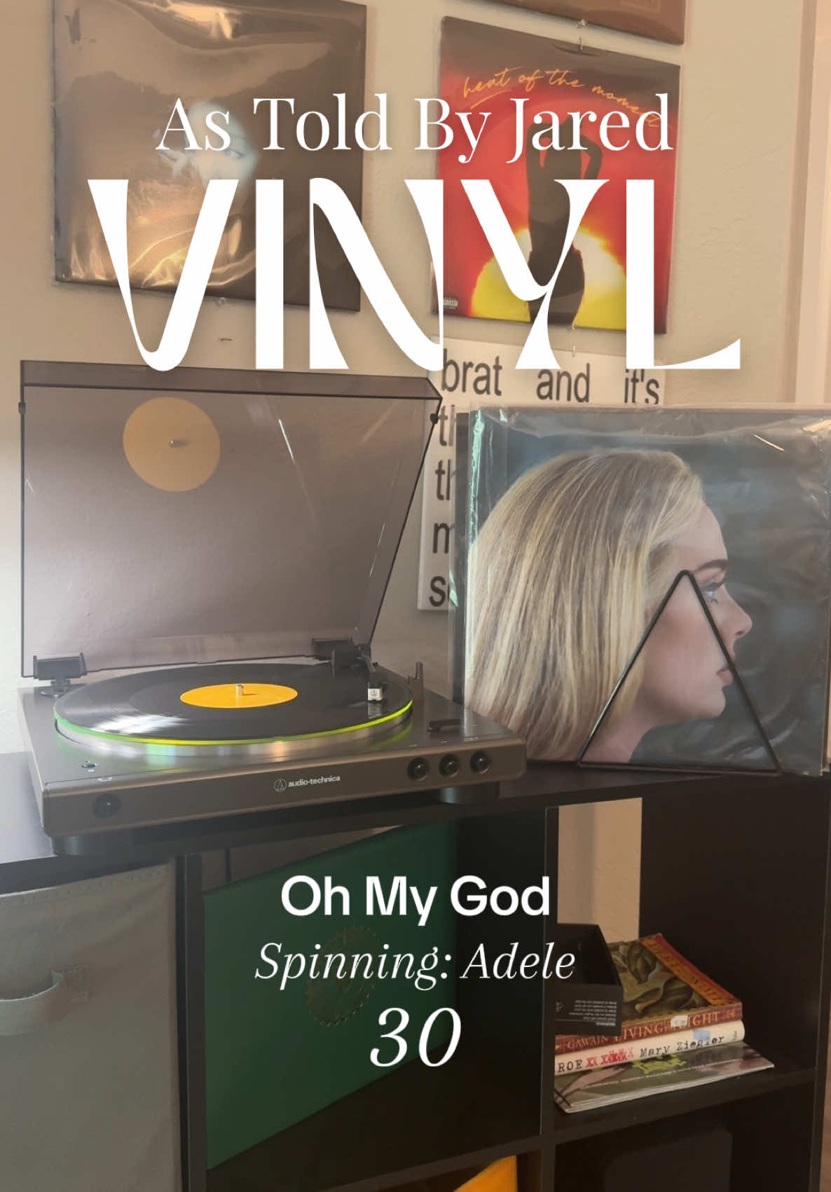I remember getting this Adele vinyl record gifted to me on my 20th birthday in 2021 from my mom. 🥹 It was my second vinyl in my collection but I also got this record with my first record player, a Victrola @Victrola suitcase record player! I love this song and still get chills listening to this album! 💛 AS TOLD BY JARED VINYL 💽 30 Vinyl Record by Adele @Adele Access  Playing: Oh My God ✨✨✨ #atbjtalk #livingtheatbjway #simpleyetdivine #IAWLAPPP #atbjvinyl #vinylcheck #vinylrecords #atbjared #recordcollection #recordcollector #apartmenttour #vinylcollection #adele #adele30 #adelevinyl 