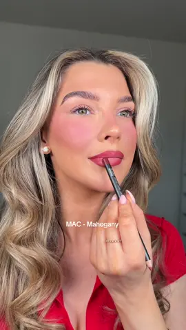 I feel like no one talks about this liner #maccosmetics #mahoganylipliner #maclipliner #redlip 