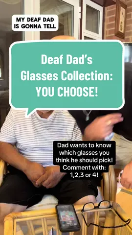 Dad wants to know which one people prefer, please!!!! 🤓  Comment 1, 2, 3 or 4