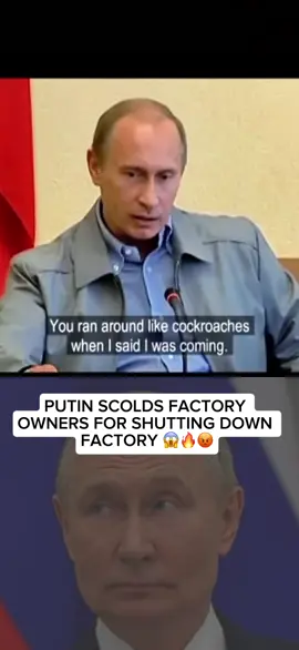 PUTIN SCOLDS FACTORY OWNERS AFTER SHUTTING DOWN FACTOR😱 #billionaire #greedy #government #scary