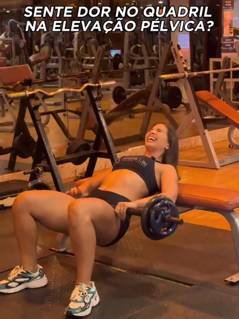 SENTE DOR NO QUADRIL NA ELEVAÇÃO PÉLVICA? #elevacaopelvica #elevaçãopélvica #treino #academia #musculação #personal #personaltrainer 