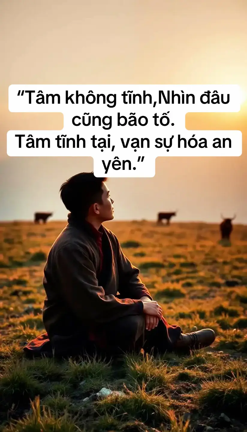 Giữa dòng chảy vội vã của cuộc đời ! có bao giờ bạn dừng lại, hít thở thật sâu, và cảm nhận sự an tĩnh trong chính mình?  Chúng ta, những người trẻ, thường cuộn mình trong vòng xoáy của áp lực: công việc, học tập, những kỳ vọng từ gia đình, và cả những ước mơ lớn lao về một tương lai xán lạn.  Đôi khi, mọi thứ dường như quá sức, như thể một cơn bão lớn đang chực chờ nuốt chửng. Thế nhưng, có một câu nói cứ vang vọng trong tôi, nhẹ nhàng nhưng đầy sức mạnh:  